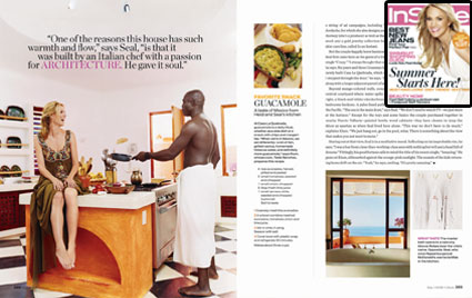 Heidi Klum, Seal, InStyle Magazine (Cover/Inside) Heidi Klum, Seal, InStyle Magazine (Cover/Inside)